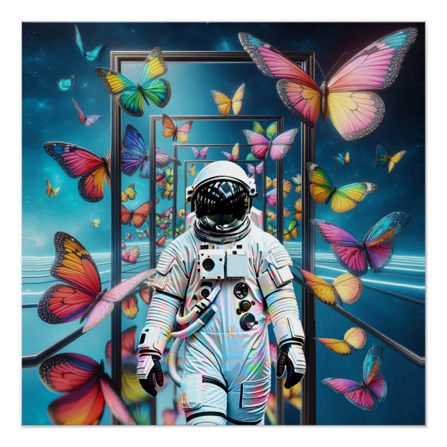 Poster Astronaut Dreamscape (Devant)