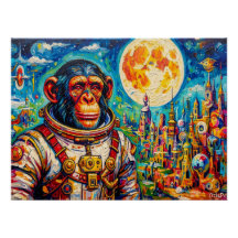 ASTRONAUTE-CHIMPANZÉE STEAMPUNK 2