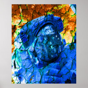 Poster Astronaute fracturé