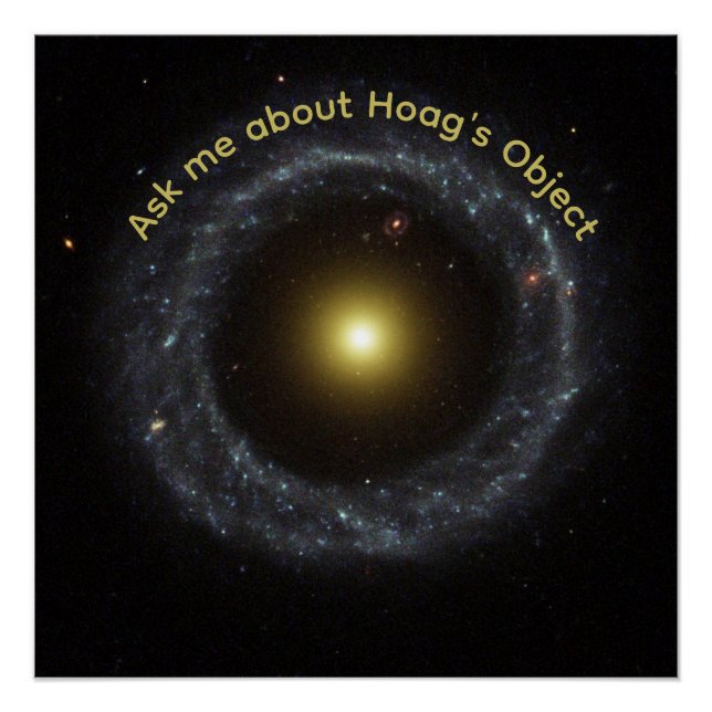 Poster Astrophysicien, demandez-moi à propos de l'objet d (Devant)