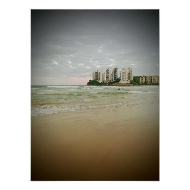 Poster Astúrias Beach Guarujá Brésil (Devant)