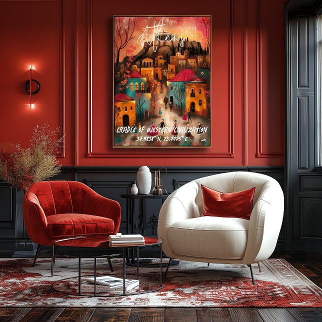 Poster Atenas: Cuna de la Civilización Occidental (Créateur téléchargé)