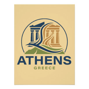 Poster Athènes Grèce Acropole Parthénon
