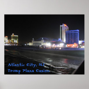 Poster Atlantic City, NJ ~ Trump Plaza Casino