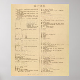 Poster Atlas de Londres de Stanford de géographie