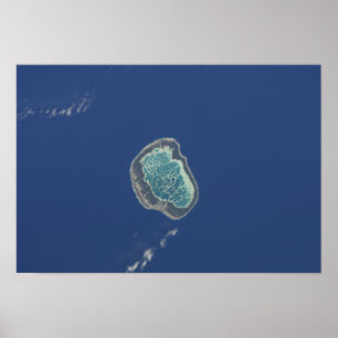 Poster Atoll de Mataiva, archipel de Tuamotu