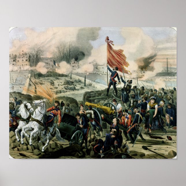 Poster Attaque au Pont de Neuilly et à Courbevoie (Devant)