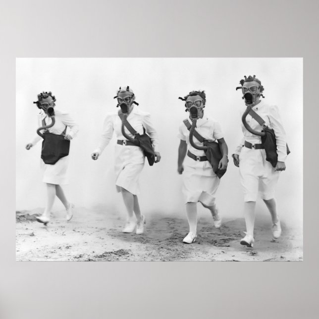 POSTER ATTAQUE CHIMIQUE 1942 (Devant)