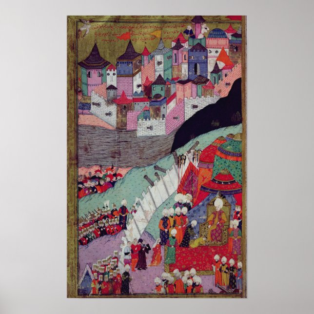 Poster Attaque contre Belgrade en 1521 (Devant)