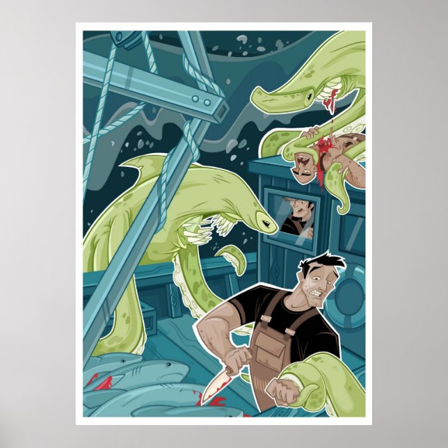 Poster Attaque en mer (Devant)