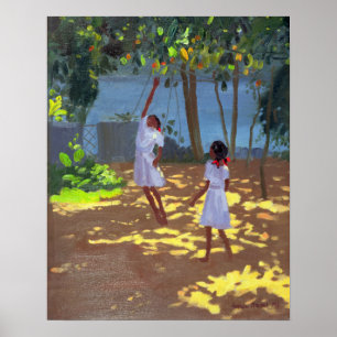 Poster Atteinte pour des oranges Bentota Sri Lanka 1998