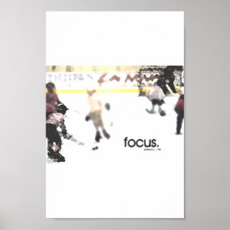 Poster attention. (hockey pour jeunes)