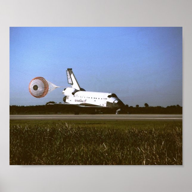 Poster Atterrissage de la navette spatiale Columbia (STS- (Devant)