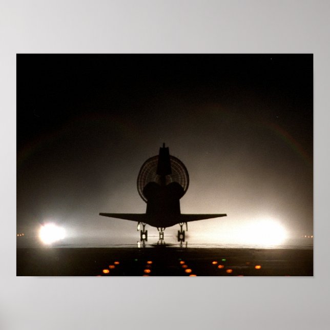 Poster Atterrissage de la navette spatiale Discovery (STS (Devant)
