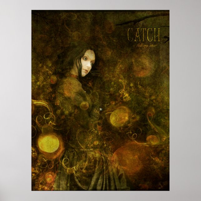 Poster attraper une étoile en chute (Devant)