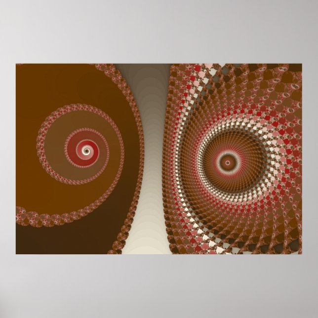 Poster au chocolat trop (Devant)