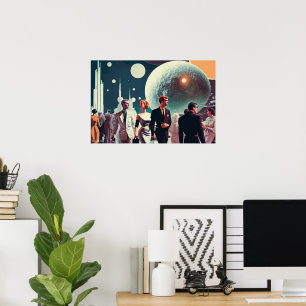 Poster au clair de lune (avec logo de la carte de 