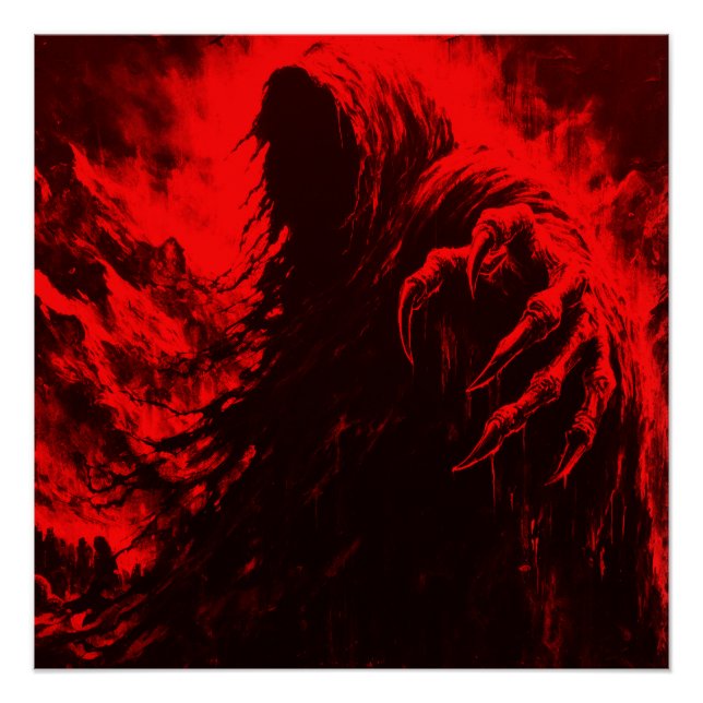 Poster AU-DELÀ DE FLESH | Papier brillant (Devant)