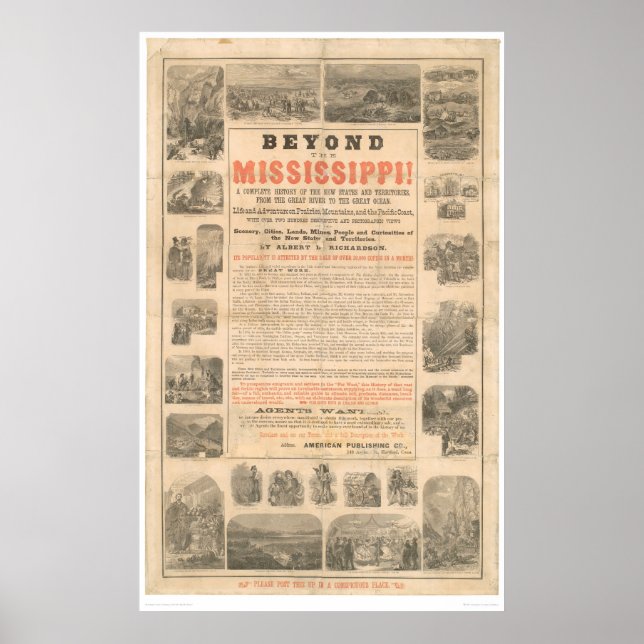 Poster Au-delà du Mississippi (0023A) (Devant)