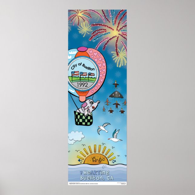 Poster - Au-dessus de la mer (Devant)