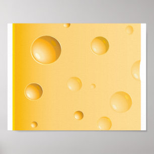 Poster au fromage Gruyere