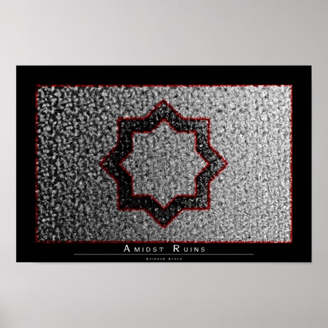 Poster Au milieu des ruines (Devant)