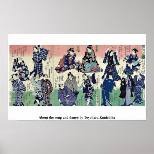 Poster Au sujet de la chanson et de la danse par