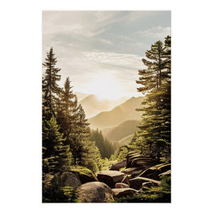 Poster Aube de tranquillité