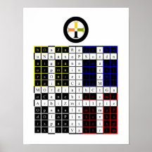 Aube Dorée Enochian Earth Tablet / Watchtower