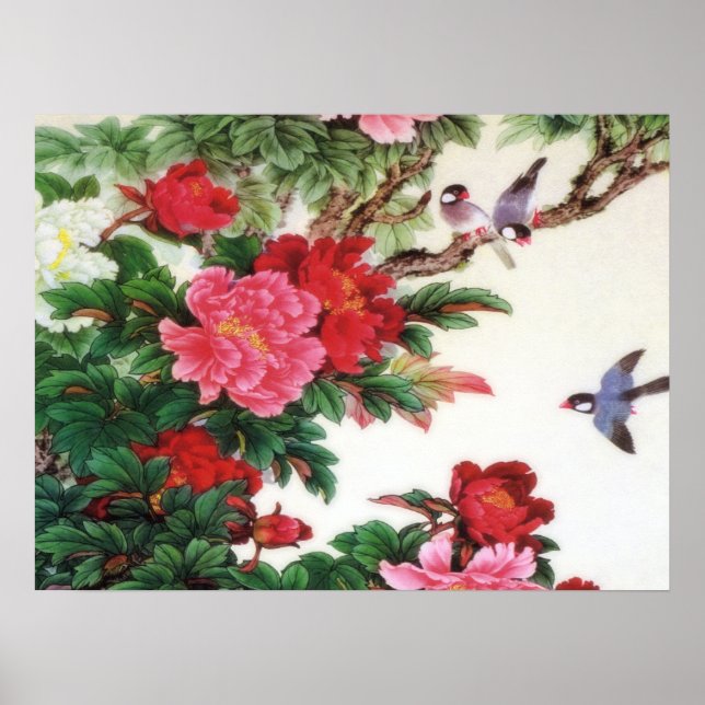 Poster Aube vintage Du Printemps Oeuvre Japonaise (Devant)