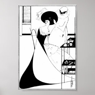 Poster Aubrey Beardsley Salome Illustration