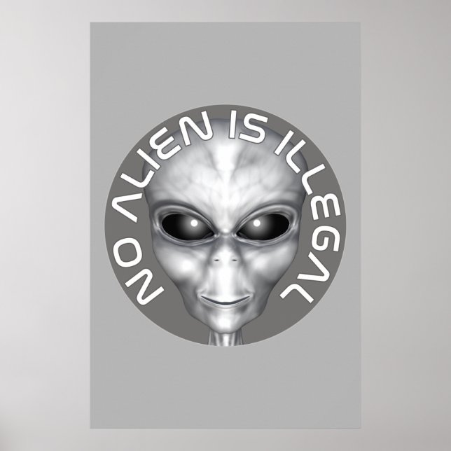Poster Aucun Alien N'Est Illégal (Devant)