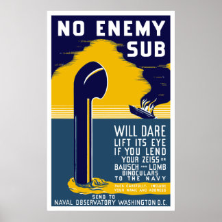 Poster Aucun Ennemi N'Osera Laisser Son Oeil