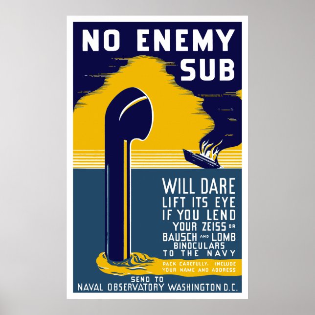 Poster Aucun Ennemi N'Osera Laisser Son Oeil (Devant)