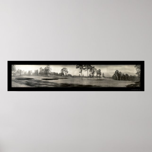 Poster Augusta Country Club Photo 1909 (Devant)