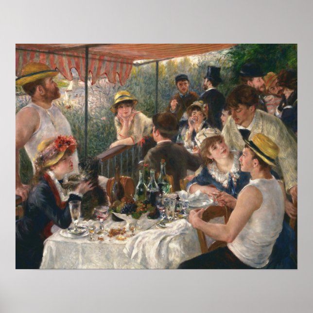 Poster Auguste Renoir - Luncheon of the Boating Party (Devant)