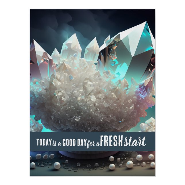 Poster Aujourd'hui est un bon jour de nouveau départ Cita (Devant)