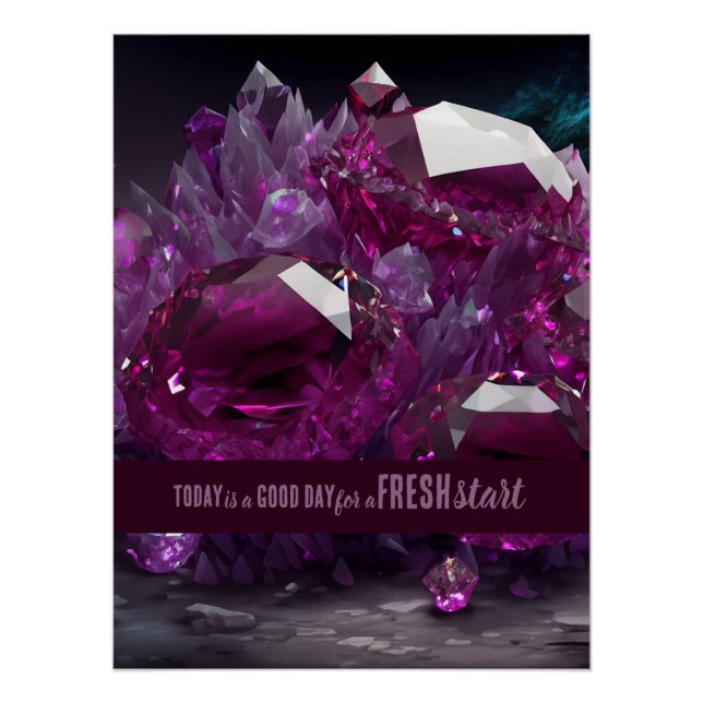 Poster Aujourd'hui est un bon jour de nouveau départ Cita (Devant)