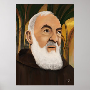 Poster Aumônier Pio de Pietrelcina