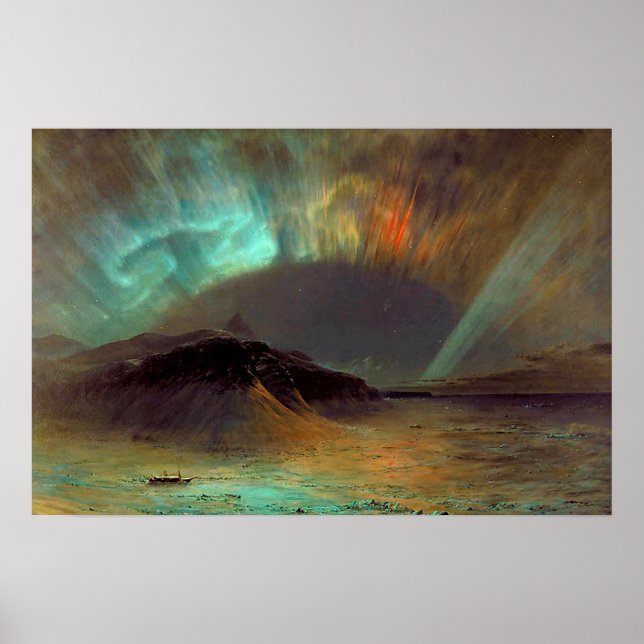 Poster Aurora Borealis (Devant)