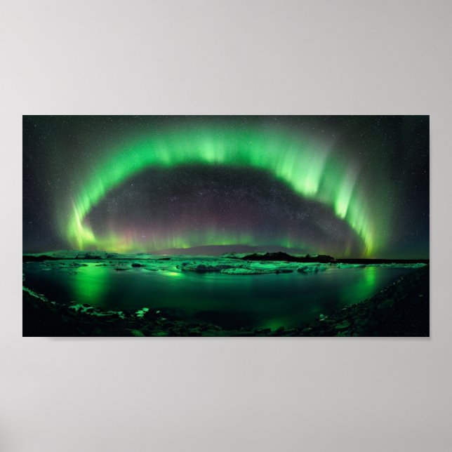 Poster Aurora Borealis (Devant)