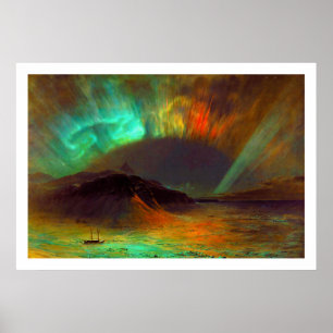 Poster Aurora Borealis par Frederic Edwin Church Imprimer