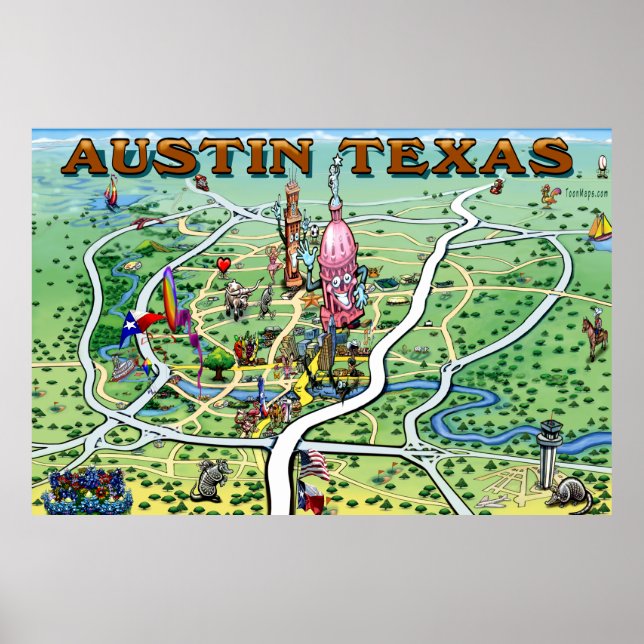Poster Austin (Devant)