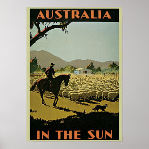 Poster Australien à l'intérieur