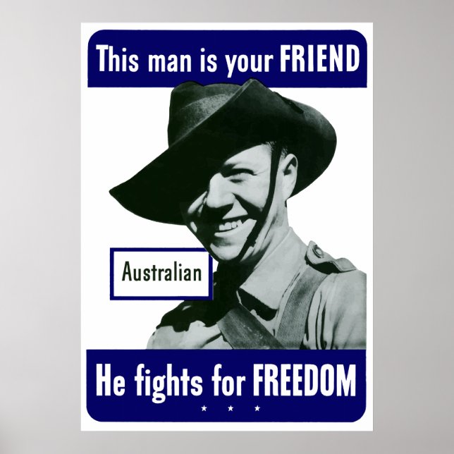 Poster Australien — Cet Homme Est Ton Ami (Devant)