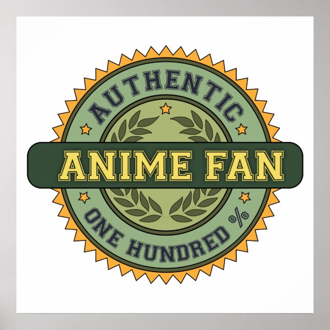Poster Authentic Anime Fan (Devant)