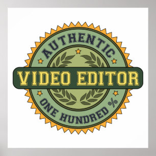 Poster Authentic Video Editor