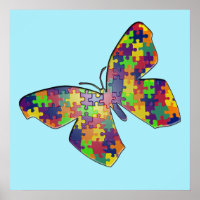 Poster Autism Puzzlefly