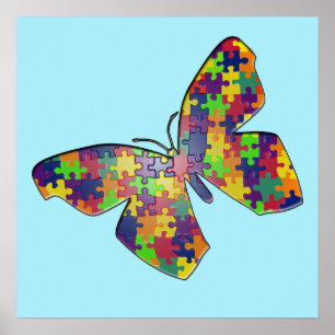 Poster Autism Puzzlefly