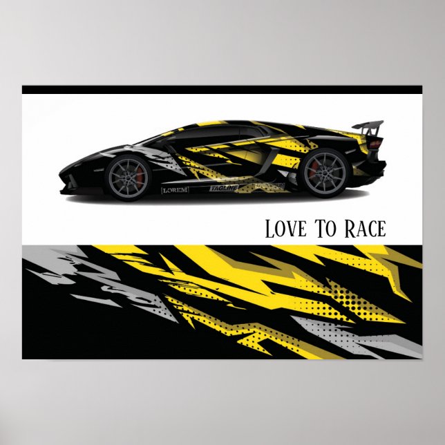 Poster Auto Racing (Devant)